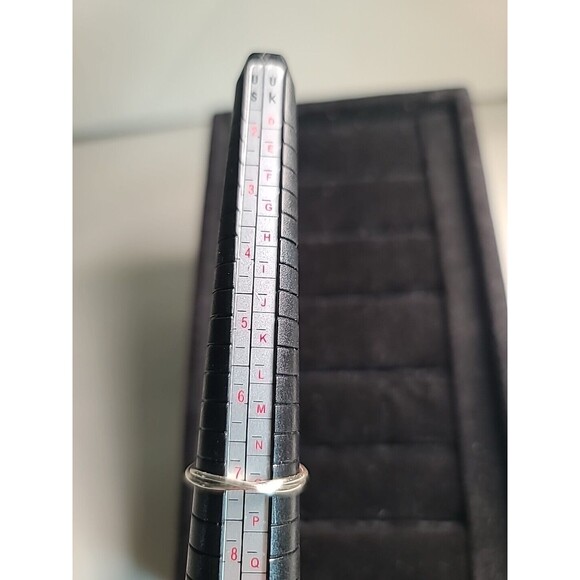 NEW Handmade Wire Wrapped Ring Silvertone Statement Floral Beaded  Size 7 - Picture 3 of 5